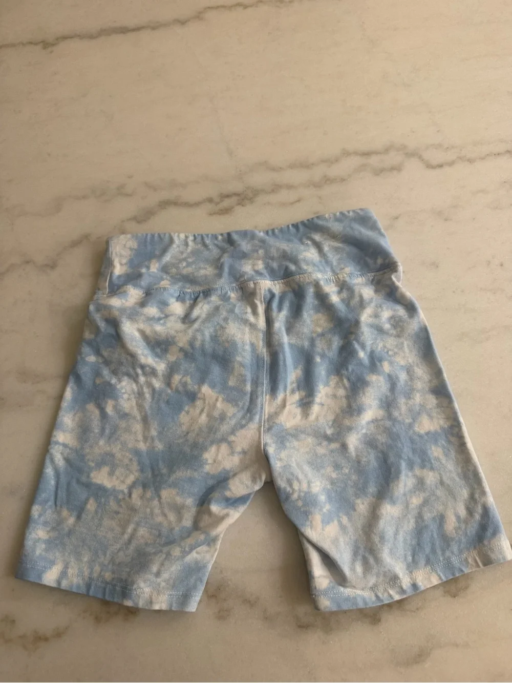 SO Kids Denim & Knit Shorts Bundle - Blue, Olive & Light Blue Tie-Dye
